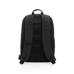 Vue Sac à dos moderne pour ordinateur 15,6" Swiss Peak AWARE™ de couleur noir| Krokrodeal