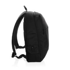 Vue Sac à dos moderne pour ordinateur 15,6" Swiss Peak AWARE™ de couleur noir| Krokrodeal