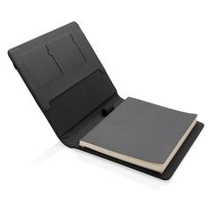Vue Conférencier A5 AWARE™ Swiss Peak Script de couleur noir| Krokrodeal