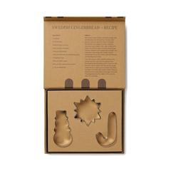 Vue VINGA Set de 3 emporte-pieces Classic de couleur gris| Krokrodeal