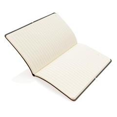 Vue Carnet de notes A5 à couverture souple de couleur marron| Krokrodeal