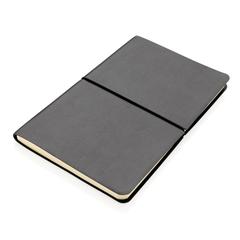 Vue Carnet de notes A5 à couverture souple de couleur noir| Krokrodeal