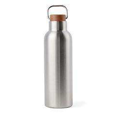 Vue VINGA Bouteille isotherme 800 ml en acier RCS Ciro de couleur gris| Krokrodeal