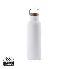 Vue VINGA Bouteille isotherme 800 ml en acier RCS Ciro de couleur blanc| Krokrodeal
