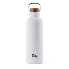 Vue VINGA Bouteille isotherme 800 ml en acier RCS Ciro de couleur blanc| Krokrodeal