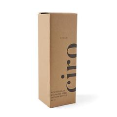 Vue VINGA Bouteille isotherme 800 ml en acier RCS Ciro de couleur blanc| Krokrodeal