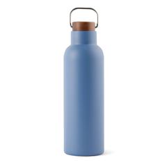 Vue VINGA Bouteille isotherme 800 ml en acier RCS Ciro de couleur bleu| Krokrodeal