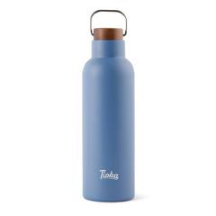 Vue VINGA Bouteille isotherme 800 ml en acier RCS Ciro de couleur bleu| Krokrodeal
