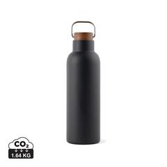 Vue VINGA Bouteille isotherme 800 ml en acier RCS Ciro de couleur noir| Krokrodeal