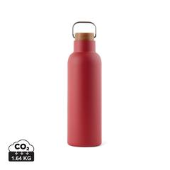Vue VINGA Bouteille isotherme 800 ml en acier RCS Ciro de couleur rouge| Krokrodeal