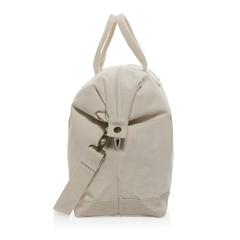 Vue Sac week-end en toile recyclée 500 g/m² AWARE™ Kezar de couleur blanc| Krokrodeal
