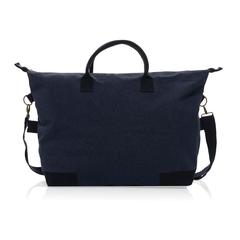 Vue Sac week-end en toile recyclée 500 g/m² AWARE™ Kezar de couleur bleu| Krokrodeal