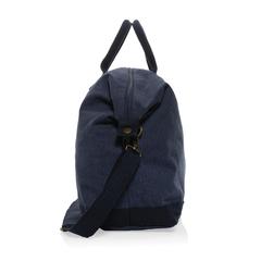 Vue Sac week-end en toile recyclée 500 g/m² AWARE™ Kezar de couleur bleu| Krokrodeal