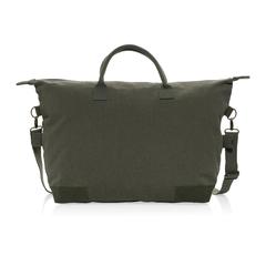 Vue Sac week-end en toile recyclée 500 g/m² AWARE™ Kezar de couleur vert| Krokrodeal