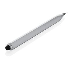 Vue Crayon infini et multitâches en aluminium recyclé RCS Eon de couleur gris| Krokrodeal