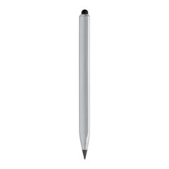 Vue Crayon infini et multitâches en aluminium recyclé RCS Eon de couleur gris| Krokrodeal