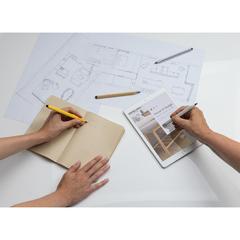 Vue Crayon infini et multitâches en aluminium recyclé RCS Eon de couleur gris| Krokrodeal
