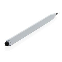 Vue Crayon infini et multitâches en aluminium recyclé RCS Eon de couleur blanc| Krokrodeal