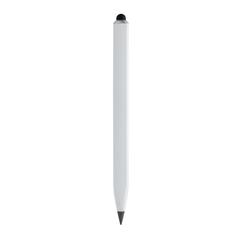 Vue Crayon infini et multitâches en aluminium recyclé RCS Eon de couleur blanc| Krokrodeal