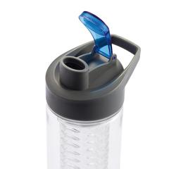 Vue Bouteille d’eau à infusion de couleur bleu| Krokrodeal