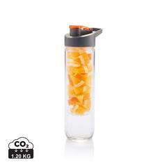 Vue Bouteille d’eau à infusion de couleur orange| Krokrodeal