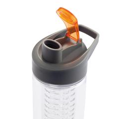 Vue Bouteille d’eau à infusion de couleur orange| Krokrodeal