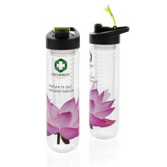 Vue Bouteille d’eau à infusion de couleur gris| Krokrodeal