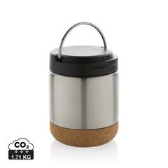 Vue Conteneur à aliments en acier recyclé certifiée RCS Savory de couleur gris| Krokrodeal