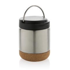 Vue Conteneur à aliments en acier recyclé certifiée RCS Savory de couleur gris| Krokrodeal