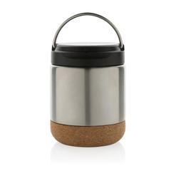 Vue Conteneur à aliments en acier recyclé certifiée RCS Savory de couleur gris| Krokrodeal