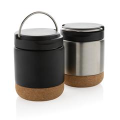 Vue Conteneur à aliments en acier recyclé certifiée RCS Savory de couleur gris| Krokrodeal