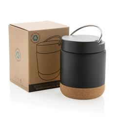 Vue Conteneur à aliments en acier recyclé certifiée RCS Savory de couleur noir| Krokrodeal