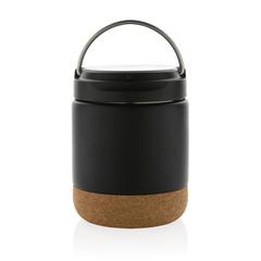 Vue Conteneur à aliments en acier recyclé certifiée RCS Savory de couleur noir| Krokrodeal