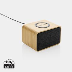 Enceinte 5W en plastique recyclé RCS et bambou FSC® publicitaire pas cher