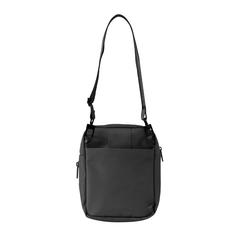Vue Sac bandoulière Boxy de couleur noir| Krokrodeal
