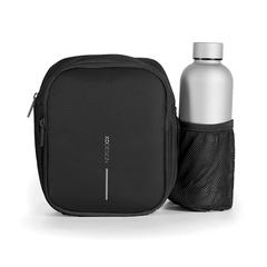 Vue Sac bandoulière Boxy de couleur noir| Krokrodeal