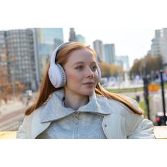Vue Casque sans fil Urban Vitamin Belmont de couleur blanc| Krokrodeal