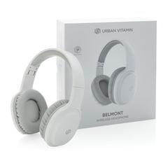 Vue Casque sans fil Urban Vitamin Belmont de couleur blanc| Krokrodeal