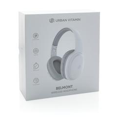 Vue Casque sans fil Urban Vitamin Belmont de couleur blanc| Krokrodeal