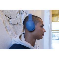 Vue Casque sans fil Urban Vitamin Belmont de couleur bleu| Krokrodeal