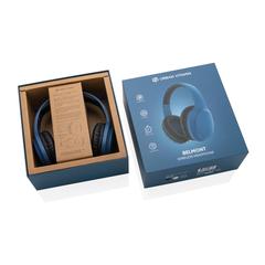 Vue Casque sans fil Urban Vitamin Belmont de couleur bleu| Krokrodeal