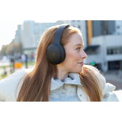 Vue Casque sans fil Urban Vitamin Belmont de couleur noir| Krokrodeal