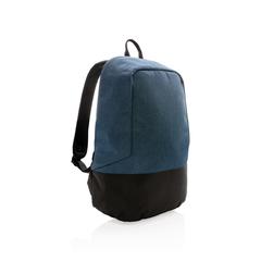 Vue Sac à dos antivol et anti RFID de couleur bleu| Krokrodeal