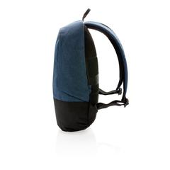 Vue Sac à dos antivol et anti RFID de couleur bleu| Krokrodeal
