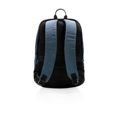 Vue Sac à dos antivol et anti RFID de couleur bleu| Krokrodeal