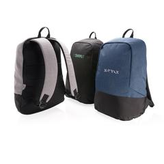 Vue Sac à dos antivol et anti RFID de couleur bleu| Krokrodeal