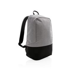 Vue Sac à dos antivol et anti RFID de couleur gris| Krokrodeal