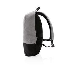 Vue Sac à dos antivol et anti RFID de couleur gris| Krokrodeal
