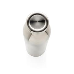 Vue Bouteille étanche avec isolation en cuivre de couleur gris| Krokrodeal