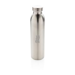 Vue Bouteille étanche avec isolation en cuivre de couleur gris| Krokrodeal